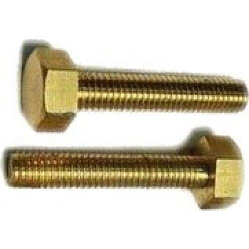 Wkooa M4 x 12 Brass Hex bolt DIN933 500 pieces