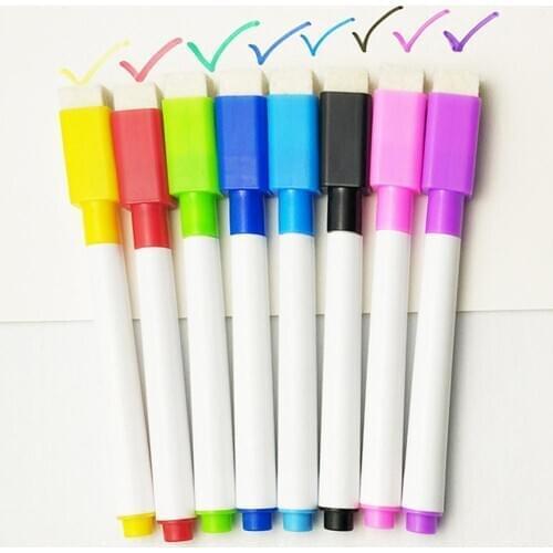Whiteboard Marker 50Pcs Erasable Dry Whiteboard Markers Drawing Pens School Office Stationery Office School Supplies