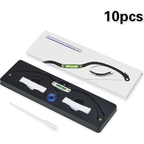 Wholesale microblading permanent makeup bow and arrow line ruler measuring eyebrow mapping rope pre ink pmu tattoo for mapping