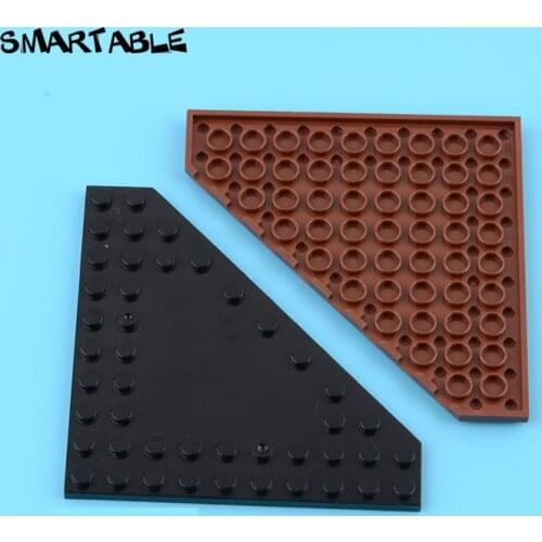 Smartable Plate 10x10 without Corner Studs in Center Building Blocks MOC Parts Toy Compatible Major Brands 92584 5pcs/Lot