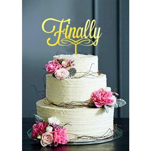 Finally Wedding Cake topper, Wedding Cake Toppers, Finally Cake Topper, Cake Topper Wedding, Anniversary Cake Toppers