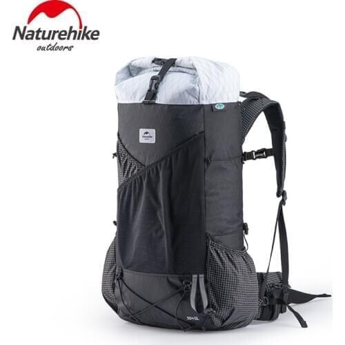 Naturehike 30L+5L Camping Bag 1.1kg XPAC/210D Nylon Fabric With 7.5kg Bearing Weight Waterproof Hiking Bag Tear-Risistant