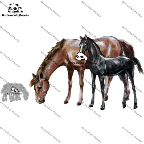 New Dies 2020 Camper Van Metal Horses Dies diy Dies photo album cutting die Scg new Die for 2021 craft fall Animal die Animal