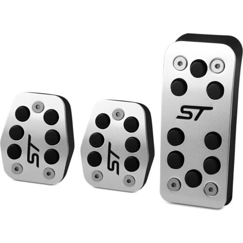 Aluminum Alloy Fit for Ford Focus 2 MK2 Focus 3 4 Kuga ST 2005 - 2012 2013 2014 2015 2016 Car Pedal Brake Pedal Clutch Pedals