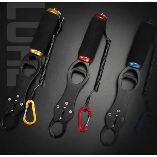 EVE Hand Grip Portable Stainless Steel Fishing Grip Hook Lip Clamp Control Fish Nose Pliers Fishing Gear Tool Fishing Equipment