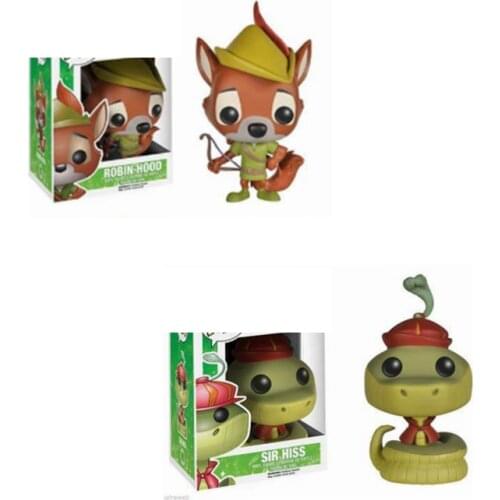 Robin Hood - Sir Hiss 99# ROBIN HOOD 97# Vinyl Action Figures Collection Model Toys for Children Birthday Gift