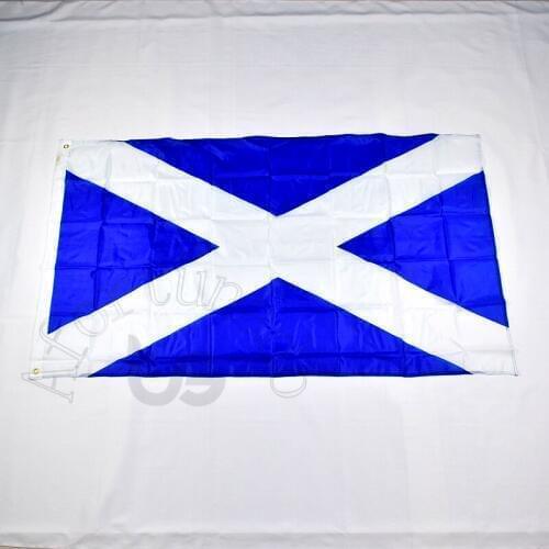 Scotland 90*150cm Scottish Caledonian flag Banner 3x5 Foot Hanging National flag for meet,Parade,party.Hanging