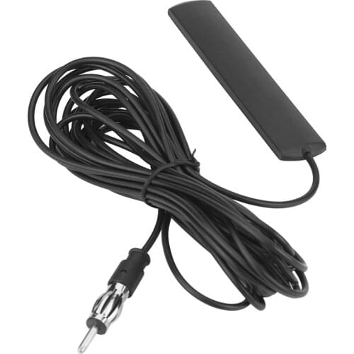 ANT-309 Universal Auto Car FM Radio Antenna Patch Aerial Windscreen Mount 5M Cable Signal Enhance Device