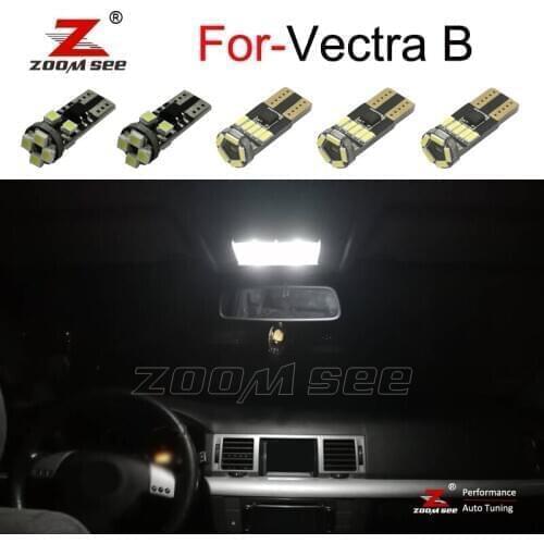 ZOOMSEEZ 10pcs LED glove box bulb Interior dome Light Kit for Opel Vectra B for Vauxhall Hatchback Saloon Estate (95-02)