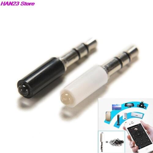 1pc Universal 3.5mm Remote Control Jack For IOS/ Android Mini Intelligent Remote Control Plug Mobile Phone Smart Infrared IR