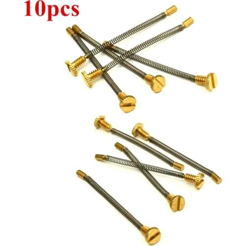 10pcs/Lot 50*2.5mm Kerosene Lighter Universal Replacement Flint Spring Screws For ZP Petrol Grinding Wheel Lighters Repair Parts