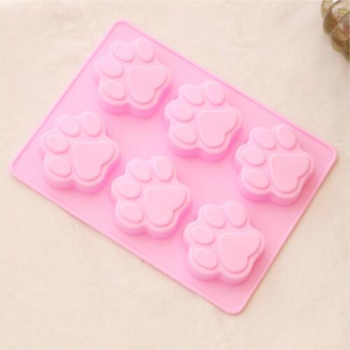 3d Cute Cat Claws Soft Silicone Mold Hanmade Food Grade Silicone Soap Mold DIY Cake Chocolate Mold Soap Making Tools Cake Decors