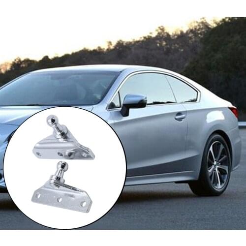 4 Pcs Universal Gas Spring Lift Support Strut Pack of 4 Silver Ball Stud Brackets 10mm Fit for 10 mm Steel New