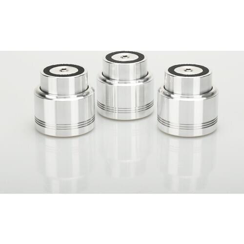 4PCS Amplifier Aluminum Feet D53*H50 Sound Isolation Spikes Maglev Feet HIFI Audio Stand Mat