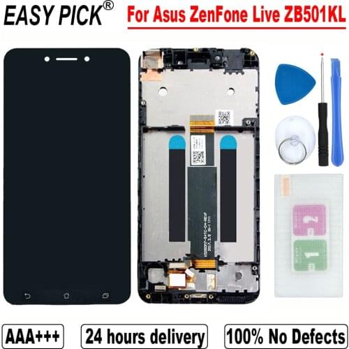 For Asus ZenFone Live ZB501KL A007 X00FD LCD Display Touch Screen Digitizer Assembly Free Tools