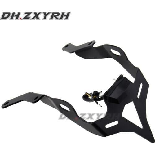 For Honda CBR650R CB650R 2019 2020 Registration Plate Holder Rear Tail Tidy License Plate Holder Bracket Fender Eliminator Black