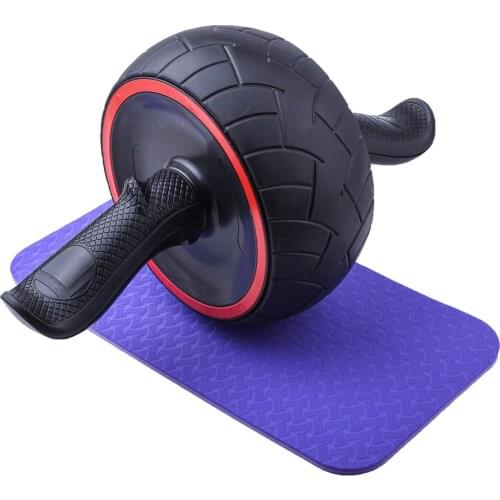 Abdominal Wheel Roller Exercise Equipment Waist Muscle Training with Knee Pad for Home Gym Exercise