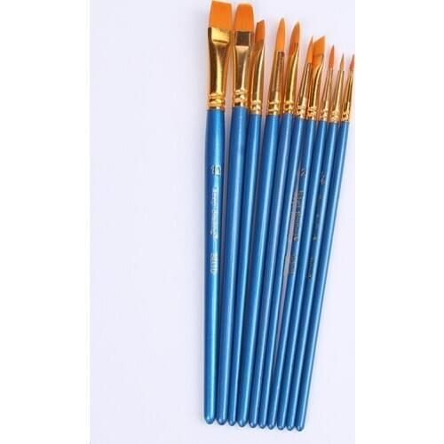 Paint Pen Set Nylon Hair Watercolor Design Excellent 10pcs/lot Painting Pen