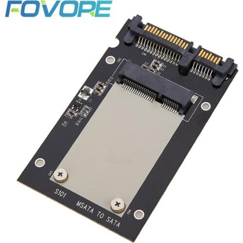 New 50mm Small board mSATA SSD to 2.5" SATA Drive Converter Adapter msata adaptor For Windows2000/XP/7/8/10 for Vista Linux Mac