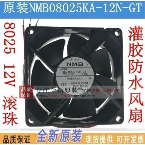 NEW NMB-MAT NMB 08025KA-12N-GT 8025 12V 3110KL-04W-B59 0 3lines waterproof cooling fan