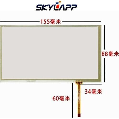 New 6.5'Inch TouchScreen For Audi A3 A4 for Mercedes-Benz Upgrade 155mm*88mm Resistance Handwritten Touch Panel Screen Glass