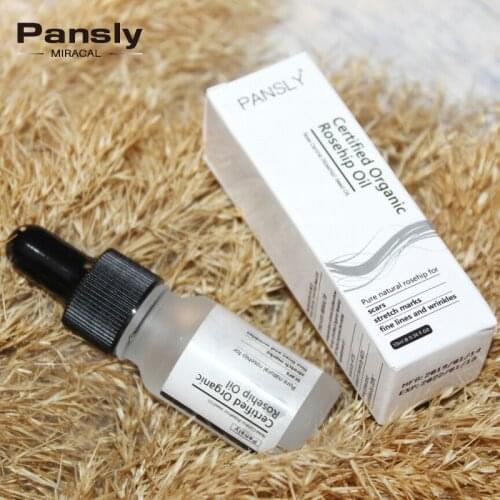 Organic Rosehip Oil for Stretch Marks Pregnant Women Skin Care Cosmetic Fine Lines Wrinkles Acne Scars Removal Essential