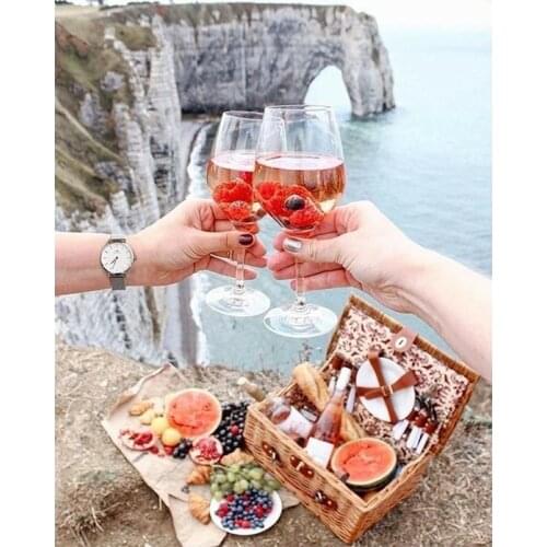 PhotoCustom Paint By Numbers Scenery Oil Painting By Numbers On Canvas Girl 40x50cm Frameless DIY Landscape Home Decor Gift