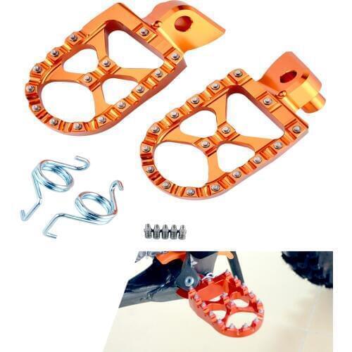 Foot Peg Footrest For KTM 65 85 125 200 250 300 350 400 450 525 530 690 950 990 1190 1290 SX SXF EXC EXCF XC XCF SMC ADVENTURE