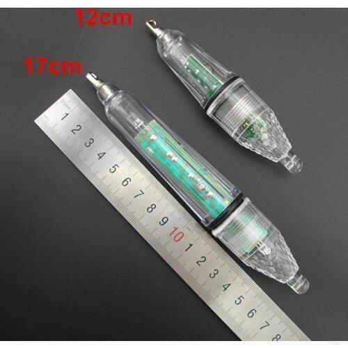 12cm/17cm Fishing Flash Lure LED Deep Drop Underwater Fishing Squid Fish Hard Lure Bait Light attrctive Indicator