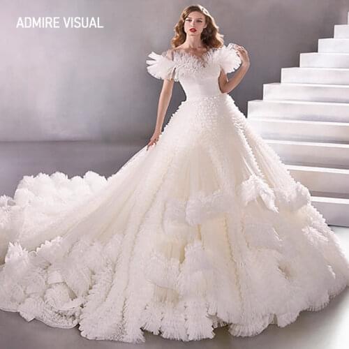 Wedding Dress Ball Gown Sweetheart Neckline Off The Shoulder Chapel Train Long Marry Plus Size Bride Gown Vestidos De Novia
