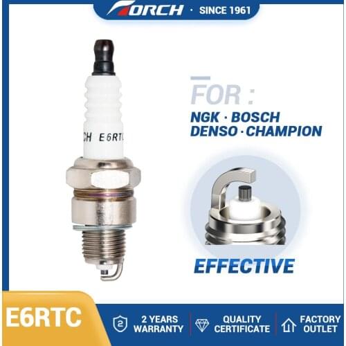 Torch E6RTC Standard Series Spark Plug Replace for BPR6HS (8 Pack) for BUICK SKYLARK 1961-1962 3.5L/215