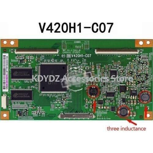 Free shipping Good test T-CON board for V420H1-C07 three inductances 47L20HF L03/L05