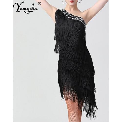 Sexy one shoulder Sequin tassel bodycon mini Summer dress women corset evening dresses elegant sleeveless Latin Dance dress 2021