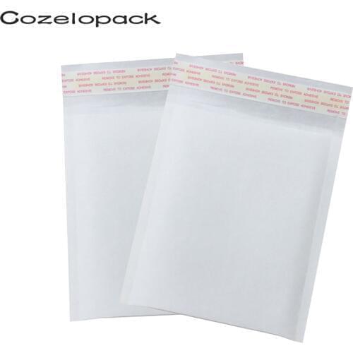 10PCS #0 6x10inch 18x23m White Kraft Bubble Envelopes Shipping Bags Padded Mailers Courier Envelope self seal Mailing Envelopes