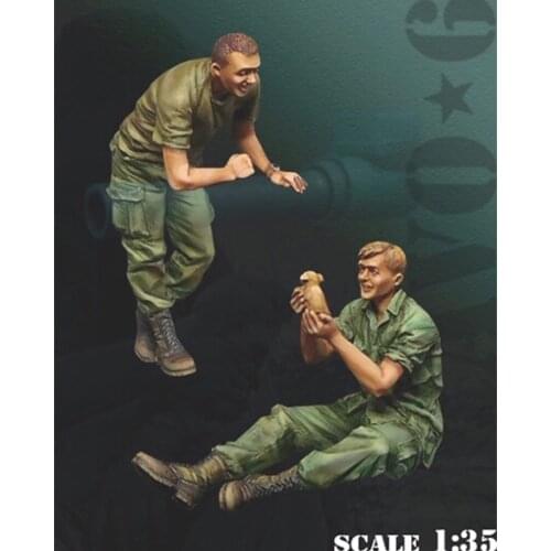 1/35 Resin Model Figure GK, Unassembled and unpainted kit