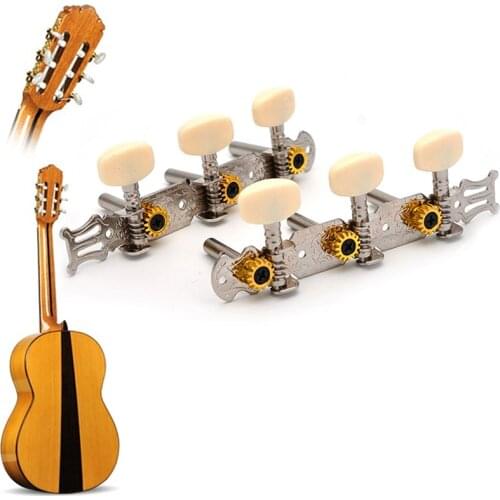 1 Pcs Classical Guitar Tuner Acoustic Classical Guitar Tuning Keys Steel Pegs Machine Heads Set New