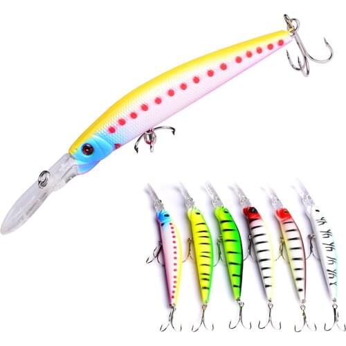 14.5cm 15g Minnow Fishing Lures Wobbler Hard Bait Isca Artificial Plastic Crankbait 3D Eyes Swimbait Lure Fishing Winter Tackle