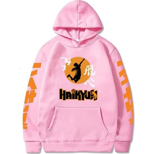 2020 Japan Anime Haikyuu Karasuno Cosplay Costume Hoodies Sweatshirts Women Men Hip Hop Winter High School Sports Clothing 300