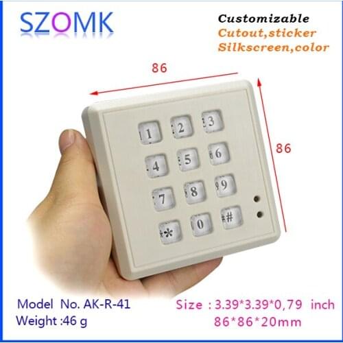 4 pieces, electrical plastic boxes door entrance enclosure 86*86*20mm access enclosure control box, plastic electrical boxes