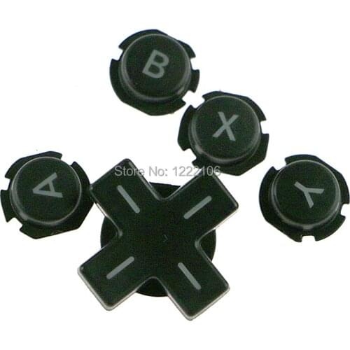 50sets Good quality ABXY Button with cross Direction Button Replacement for 3DS XL 3DS LL 3DSXL LL