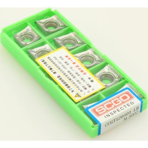 CCGT120404 AL3002 carbide Turning inserts for Aluminium alloy machining