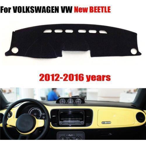 Car dashboard covers for VOLKSWAGEN VW New Beetle 2012-2016 High configuration Left hand drive dashmat pad dash accessories