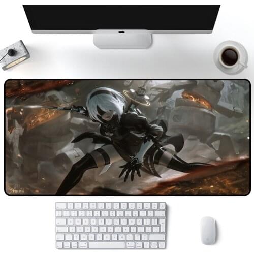 NieR Automata Mouse Pad Gamer Mousepad XL XXL Mouse Mat Large Desk Mat Computer Keyboard 70x30cm Speed Carpet Gaming Mousepad