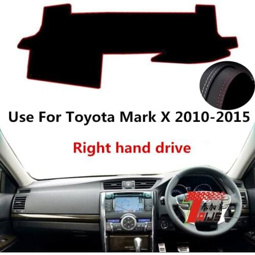 TAIJS Factory Classic Leather Car Dashboard Cover For TOYOTA Mark X 2010 2011 2012 2013 2014 2015 Right hand drive