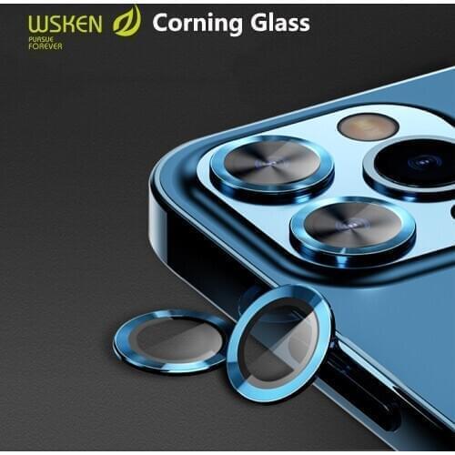 Wsken 0.3 Rear Camera Ring for iPhone 12 Pro Max Camera Lens Mini 11 SE 8 Screen Protector Corning Glass Cover Protection Film