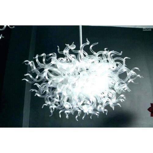Pretty Lighting Fixture Chandelier Glass Cover High Ceiling Pendant Lamps