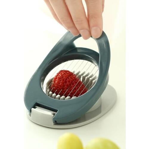 Kitchen Household Multi-Functional Stainless Steel Fruit Slice Strawberry Egg Egg Cutter