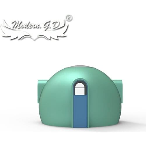 Dome House-building an Round and geodesic house （24 square meters