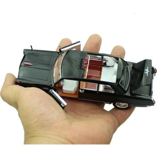 Die-cast Metal Vehicles 1:32 Car Models Simulation Auto Toys for Children mkd52 Electric Chinese Hongqi Red Flag Parade car