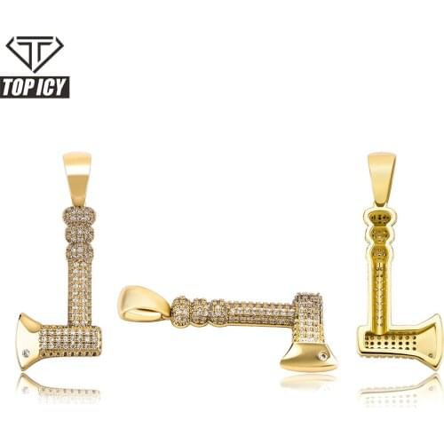 Fashion Axe Pendant Charms Personality Fashion Unisex Hip Hop Pendants for Necklace